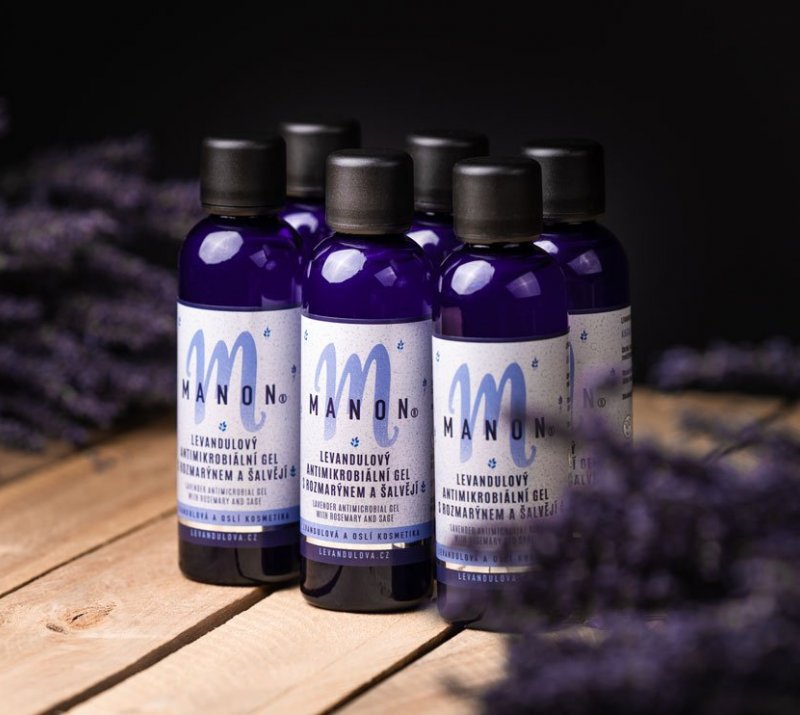 Lavender antimicrobial gel – sixpack