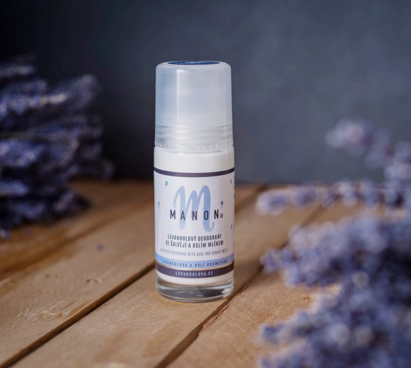 Lavendel-Deodorant mit Salbei und Eselmilch, 50ml